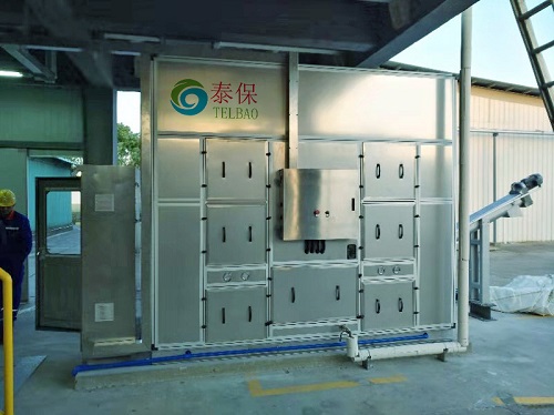 污泥烘干過程塵土飛揚，最新干化機已可以自動除塵